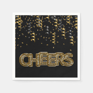 CHEERS Luipaard Print Ballon Chic Fun Servet