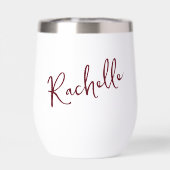 Cheers mignon bonhomme de neige à boire du vin per (Arrière)