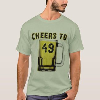 Cheers naar de vierde negen. Verjaardag T-shirt