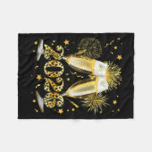 Cheers New Year 2026 Firework Happy New Year Famil Fleece Deken (Voorkant (Horizontaal))