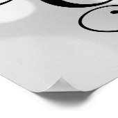 Cheers nieuwjaar feestdag poster (Hoek)