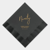 Cheers Ninety | Fête Moderne d'Anniversaire pour A (Droite)