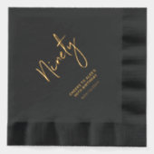 Cheers Ninety | Fête Moderne d'Anniversaire pour A (Recto)