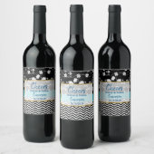 Cheers Personalized Wedding Wine Bottle Labels Wijn Etiket (Flessen)