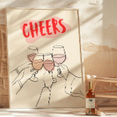 Cheers-Poster | Keuken Decor Print