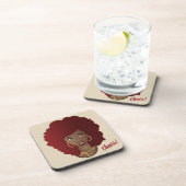 Cheers! | Red Afro, geïrriteerd Bier Onderzetter (Rechterzijde)