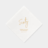 Cheers Sixty | Fête d'anniversaire moderne pour ad (Droite)