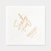 Cheers Sixty - five | Moderne fête d'anniversaire  (Recto)