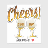 Cheers Sticker (Vel)