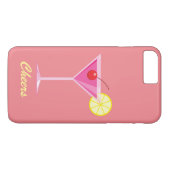 Cheers Summer Cocktail iPhone 7 Plus Coque (Dos (Horizontal))