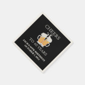 Cheers Surprise 60ste verjaardag Ecru Papier serve Servetten (Hoek)