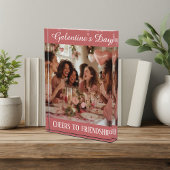 Cheers to Friendship Galentine's Day Typography  Fotoblokken