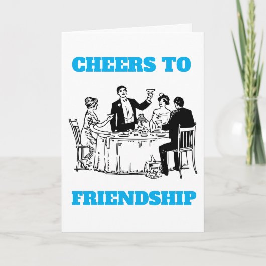 CHEERS TO FRIENDSHIP KAART (Voorkant)
