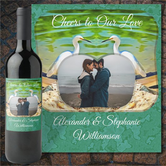 Cheers to Love Crane 0335 Wijn Etiket