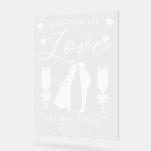 Cheers to Love Personalized Wedding (Angle)