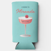 Cheers to [Name] Raspberry Cocktail  (Voorkant)