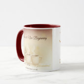 Cheers to New Beginnings | Custom Holiday Mug 2026 (Devant gauche)
