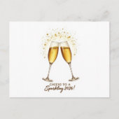 Cheers to Sparkling 2026 Invitation (Devant)