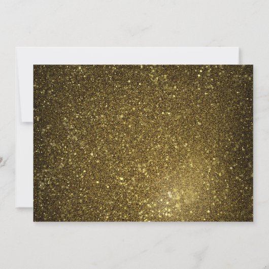 Cheers tot 30 jaar zwart goud 30e verjaardag kaart (Achterkant)