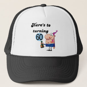 Cheers tot 60 Birthday Tshirts en Gifts Trucker Pet