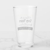 Cheers tot 60 jaar gepersonaliseerd op zondag G Glas (Achterkant)