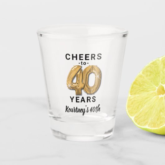 Cheers tot veertig jaar, zondagsheet glas (Voorkant)