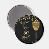 Cheers voor jaren magneet (Voorkant / Achterkant)