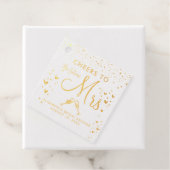 Cheers | Vrijgezellenfeest bruiloft gunst Labels (Met doos)