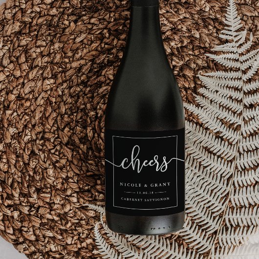 Cheers | Weddenschappen voor wijn Wijn Etiket