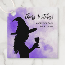 Cheers Witches Halloween Bachelorette Party, heks Bedankjes Labels