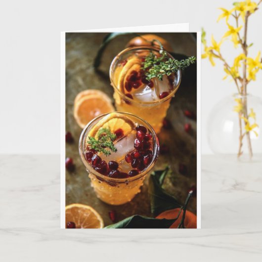 ***CHEERT NAAR CHRISTMAS HOLIDAAG/NIEUW JAAR KAART (Gele Bloem)