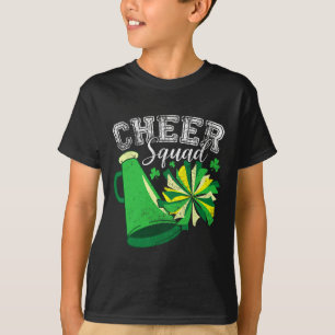 Cheerteam Cheerleader Cheerleading St. Patricks D T-shirt
