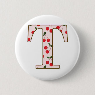 Cheery Cherry T Ronde Button 5,7 Cm