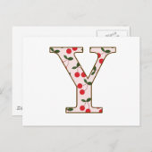 Cheery Cherry Y Briefkaart (Voorkant / Achterkant)