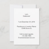 Cheery Green kerstparty: Kaart (Achterkant)