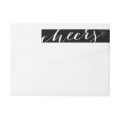 Cheery Sparkler Return Address Label (Achterkant)