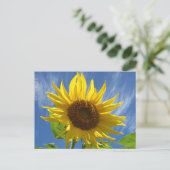 Cheery Sunflower Briefkaart (Staand voorkant)