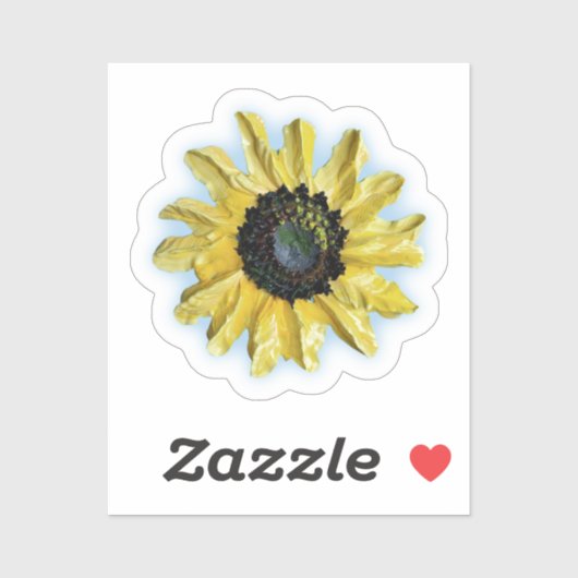Cheery Sunflower Stcker Sticker (Vel)