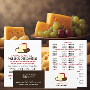 Cheese aan boord, Cheesemonger Adverteren Flyer