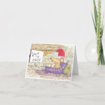 Cheese and Mouse Kerstmis Kaart