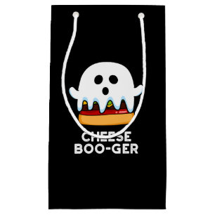 Cheese Boo-ger Funny Ghost Pun Dark BG Klein Cadeauzakje