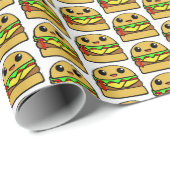 Cheese Burged Cadeaupapier (Rol Hoek)