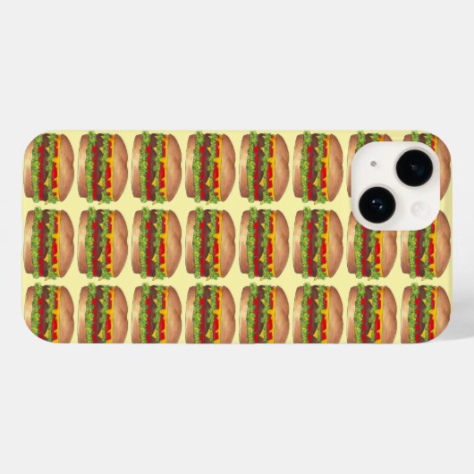 Cheese Burger Hamburger Cheeseburger Coque aliment (Verso (horizontal))