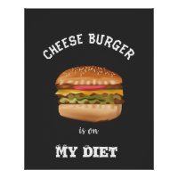 Cheese Burger staat op mijn Shirt