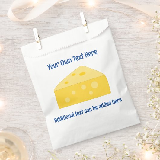 Cheese Driehoek Zwitserse stijl - 2 regels aangepa Bedankzakje (Geknipt)
