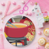Cheese Fondue Papieren Bordje (Feest)