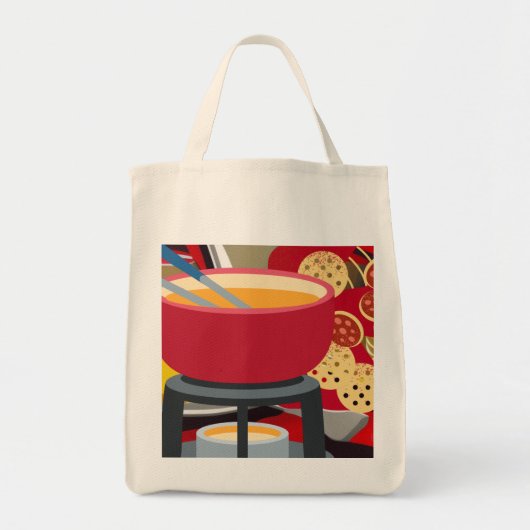 Cheese Fondue Tote Bag (Voorkant)