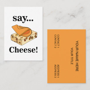 Cheese Funny Bakery Catering Visitekaartje