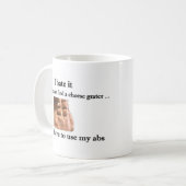 Cheese Grater Abs - Fun Mug (Devant gauche)