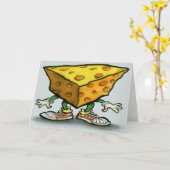 Cheese Head Kaart (Gele Bloem)